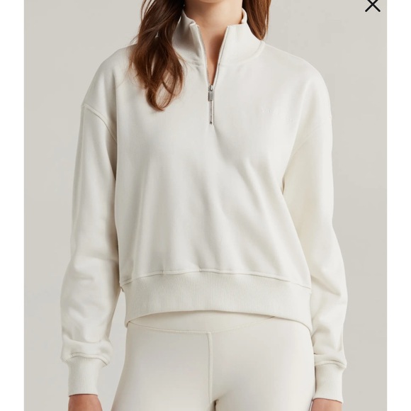 Sweaty Betty Tops - Sweaty Betty Revive Half Zip Crop Sweatshirt